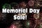 Memorial Day Sale with Fireworks Display