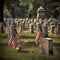 Memorial Day Tribute: Honor and Valor in the Flag-Adorned Graveyard