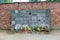 Memorial at Death Wall in Auschwitz