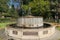 Memorial fountain in memorial park in Armidale town in countryside Australia