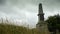 Memorial monument at D Day Beach at Arromanches, France