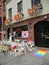 Memorial outside the gay rights landmark Stonewall Inn for the victims of the mass shooting in Pulse Club, Orlando