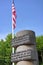 Memorial pillar in Normandie