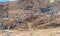 The memorial place on Everest Base Camp trek outside the village of Dughla in Nepal