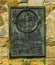 Memorial plaque at the historic Fort Ticonderoga in Upstate New York