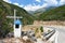 Memorial Roadside On Albanian Mountain