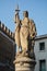 Memorial statue in Treviso city