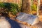 Memorial stone of Ernest Richardson in Lullwater Park, Atlanta, USA
