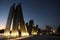 The memorial to UAE soldiers killed in the line of duty, known as Wahat al Karama, in Abu Dhabi