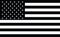 Memorial USA flag. A black and white USA flag design. Black and white United States flag. BLACK and WHITE AMERICAN FLAG, military