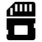 Memory Card Icon in Dualtone Style