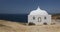 The Memory Chapel is located in Cabo Espichel, Portugal.