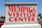 Memphis Visitor Center Sign at the Memphis Welcome Center