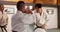 Men, aikido fighting or sensei for combat, training or black belt students for martial arts. Energy, professional or