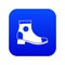 Men boot icon digital blue