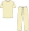 MEN AND BOYS WEAR TEE AND PAJAM SET NIGHT WEAR