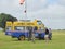 Men and control truck at gliding club