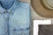 Men Fashion, Smart and casual outfits, Blue jeans Shirt, t-shirt.