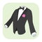 Men formal suit cartoon icon