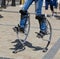 Men legs for jumping stilts