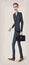 Men maleperson human people in suit jacket shoes tie hold case b