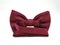 Men maroon color bowtie as fashion statement