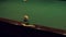 Men play Russian Billiards