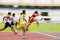 Men\'s 110 Meters Hurdles Action (Blurred)