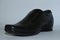 Men& x27;s Black Formal Leather Shoe , Without Lace for All occasion .