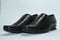 Men's Black Formal Leather Shoe , Without Lace for All occasion .