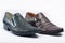 Men\'s black snakeskin shoes