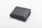 Men`s closed leather black wallet