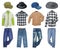 Men`s clothes collection