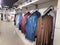 Men`s ethnic dress display in fashion retail shop