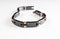 Men\'s luxury black metal and copper chain bracelet with unique design