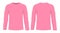 Men`s pink long sleeve t-shirt