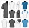 Men\'s polo-shirt design template