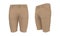 Men`s shorts in front and side views.