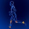 Men\'s skeleton race, pain, inflammation knee hip ankle