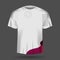 Men`s T-shirt with colorized vector template