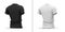 Men`s t shirt with round neck and raglan sleeves.