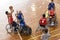 Men\'s Wheelchair Basketball Action