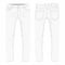 Men`s white jeans