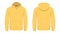 Men`s yellow hoodie