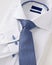 Men shirt clothing with tie on white