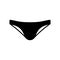 Men Swim Trunks Black Silhouette Icon. Male Summer Swim Short for Pool Player, Surfing Pictogram. Fashion Swimsuit Sport