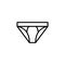 Men underwear Icon with line style. fashion icon