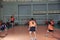 Men volleyball players chaleng