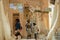 Men walk by the street in Shibam, Yemen.