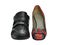 Men Womem shoes front view isolated